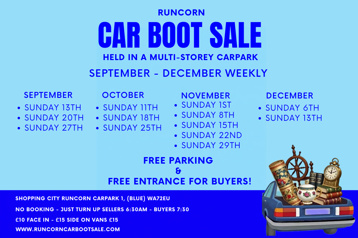 Car Boot Sale September – December